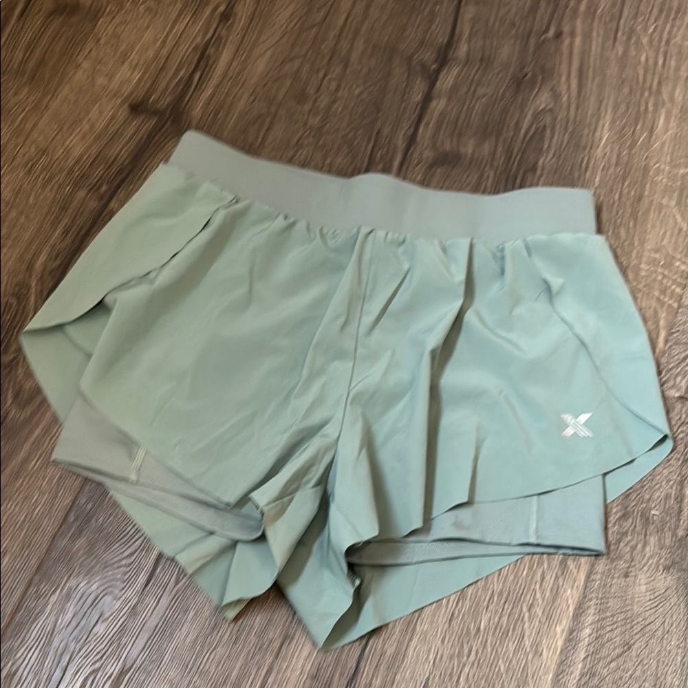 Women's Athletic Shorts in Light Green